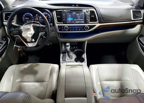 2014 Toyota Highlander Limited z USA, uszkodzony, nr VIN 5TDDKRFH0ES015079